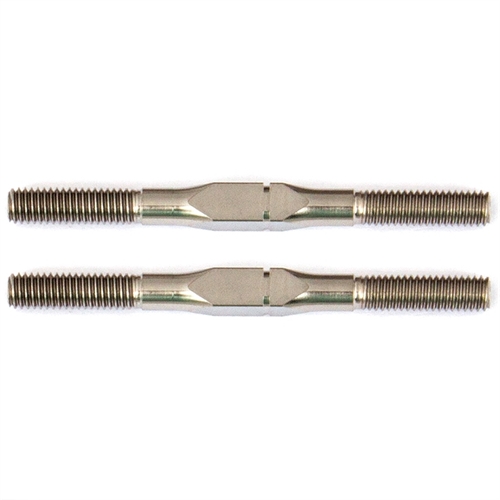 ASSOCIATED FT TITANIUM TURNBUCKLES 3X38MM SILVER (2)